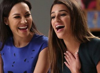 Naya Rivera e Lea Michele protagonizam barraco em Glee e uma delas pode ter sido demitida