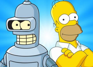 Crossover entre The Simpsons e Futurama lidera audiência americana