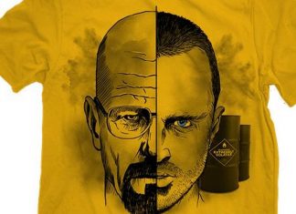 Camiseta exclusiva Breaking Bad com tiragem limitada apenas para leitores do Série Maníacos