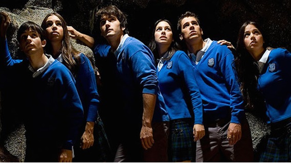 Elenco da série espanhola premiada e de grande sucesso El Internado (2007-2010).