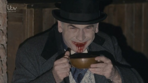 Em cena: o ator Paul Ritter interpreta o escritor Bram Stoker no oitavo episódio.