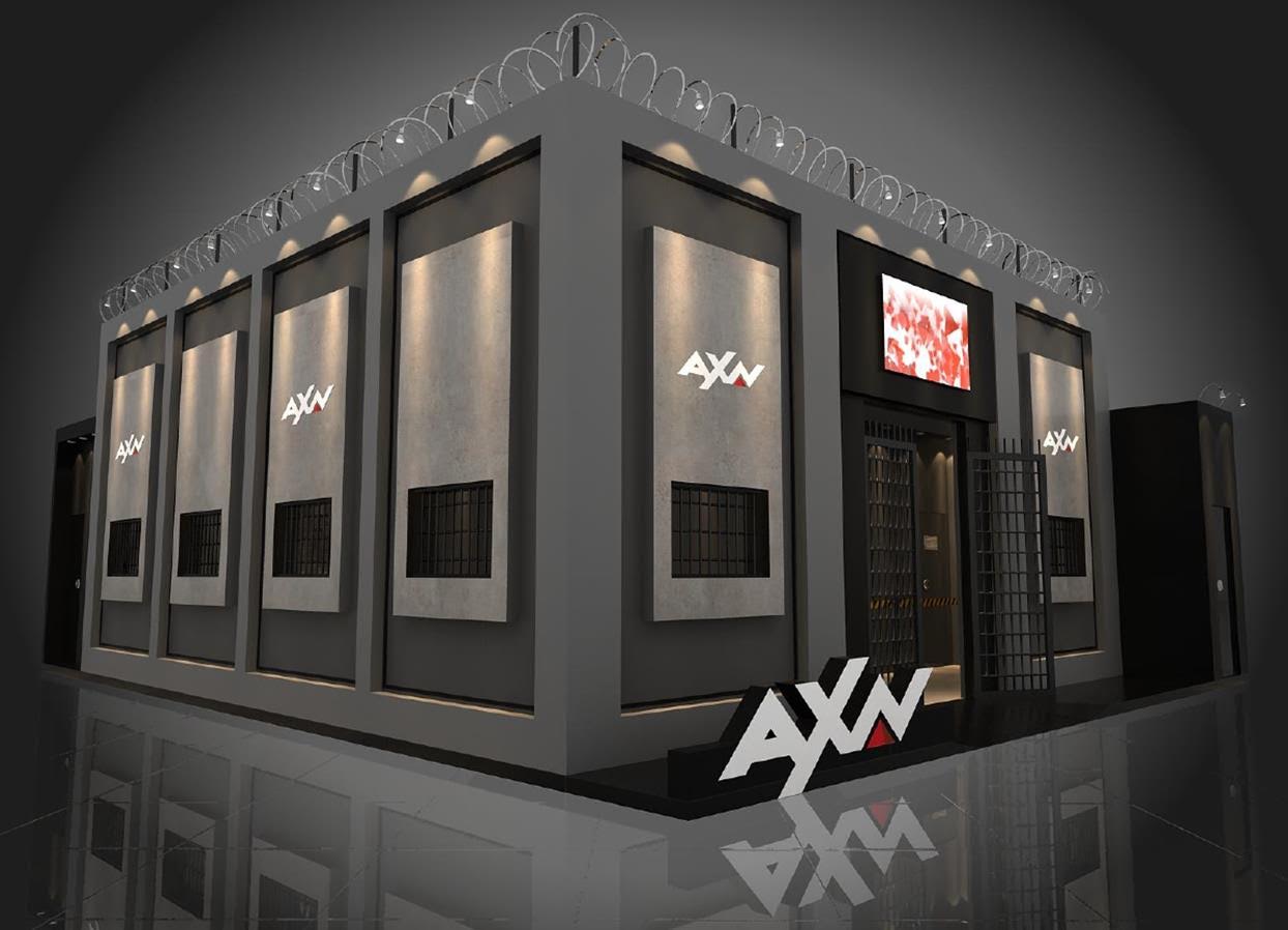 Estande do Canal AXN para a CCXP 2016