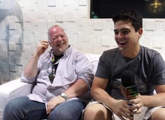 Entrevista com Will Simpson de Game of Thrones | SM Play #33 Will Simpson e Michel Arouca na sala VIP da HBO durante a CCXP 2016.