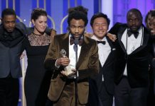Os Vencedores do Globo de Ouro 2017 Donald Glover e o elenco de Atlanta no Globo de Ouro