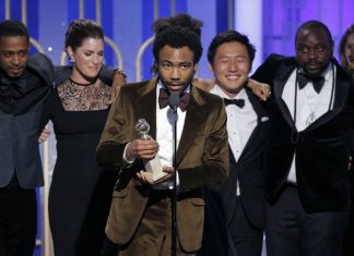 Os Vencedores do Globo de Ouro 2017 Donald Glover e o elenco de Atlanta no Globo de Ouro
