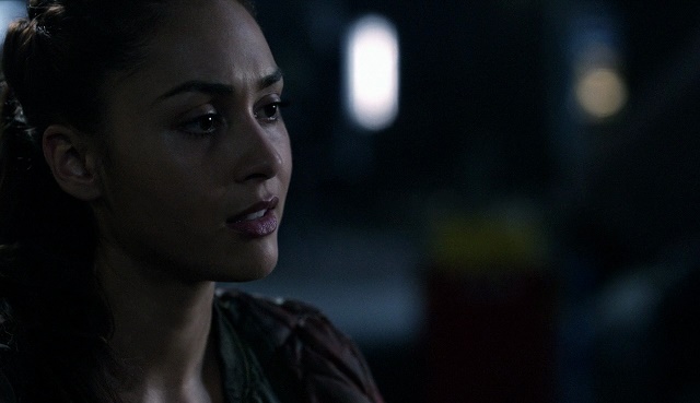 Raven se mostra insatisfeita com os esforços para sobreviver ao acidente nuclear. The 100 4x02: Heavy Lies the Crown