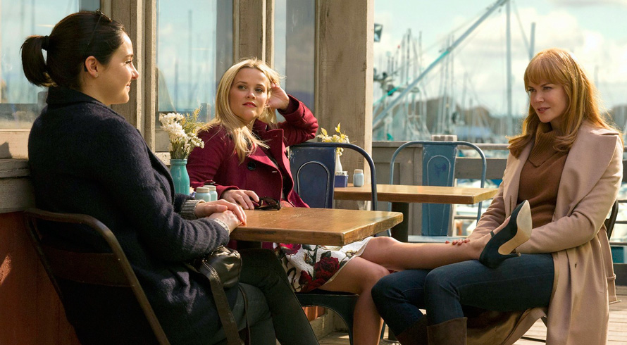 Reese Witherspoon, Nicole Kidman e Shailene Woodley em Big Little Lies