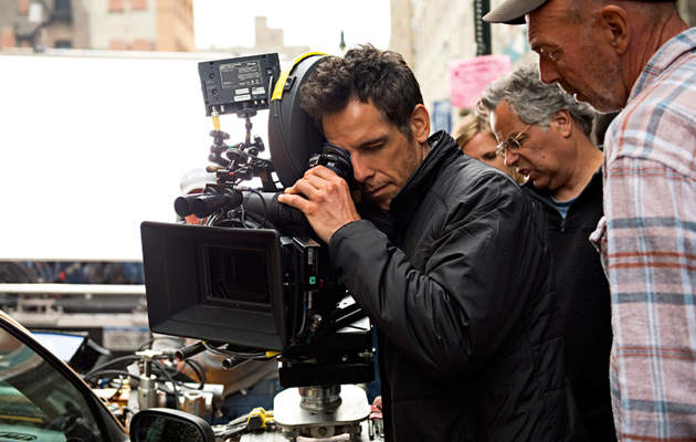 Ben Stiller dirigindo o filme A Vida Secreta de Walter Mitty