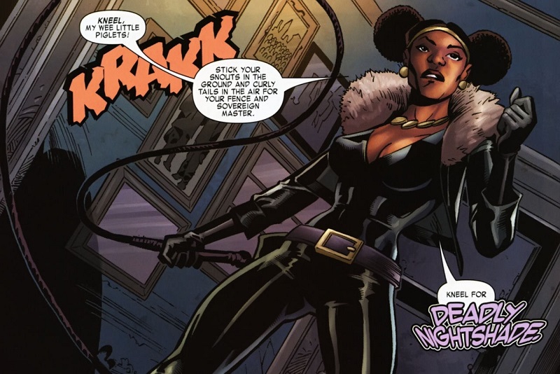 Sombra Da Noite nos quadrinhos
