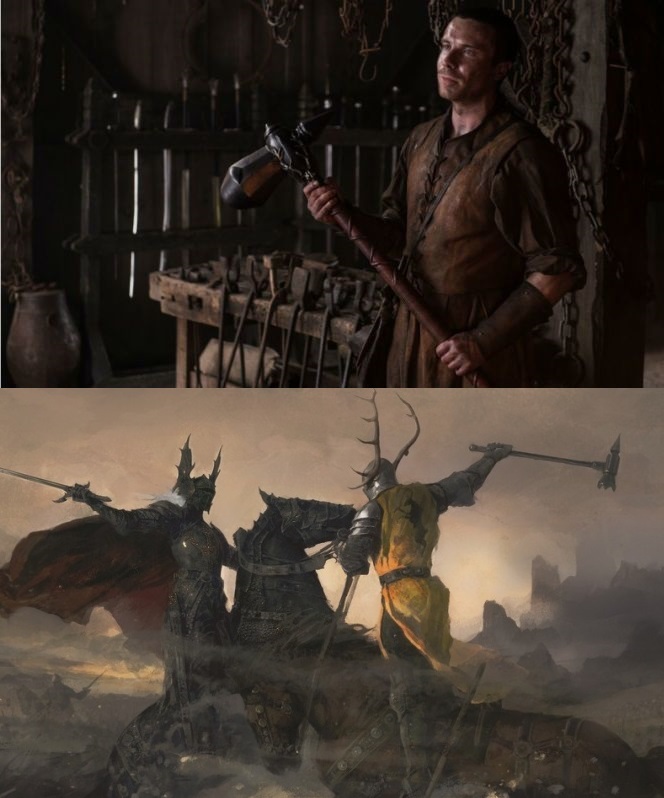Gendry com Warhammer