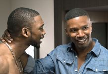 White Famous é cancelada pelo Showtime depois de apenas uma temporada Jay Pharoah as Floyd and Jamie Foxx as himself in WHITE FAMOUS (Season 1, Episode 1). - Photo: Michael Desmond/SHOWTIME - Photo ID: WhiteFamous_Pilot_10367
