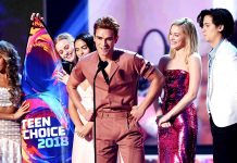 Os Vencedores do Teen Choice Awards 2018