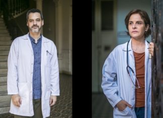 Confira a trama dos personagens de Drica Moraes e de Bruno Garcia na 4ª temporada de ‘Sob Pressão’