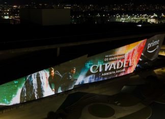 ‘Citadel’: Prime Video faz projeção com cenas em fachada da Cidade das Artes no Rio de Janeiro